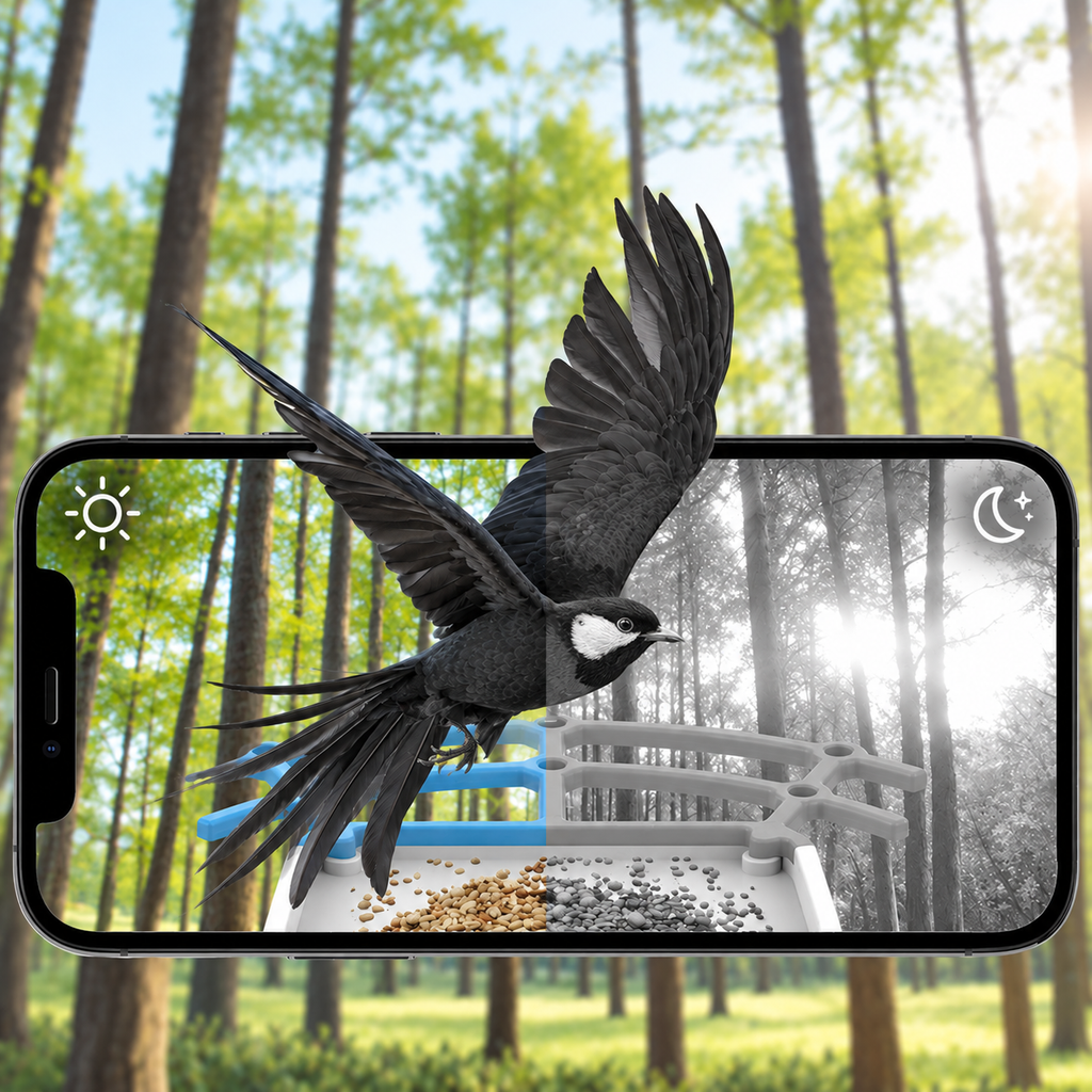 AI Bird Camera - Solar Roof