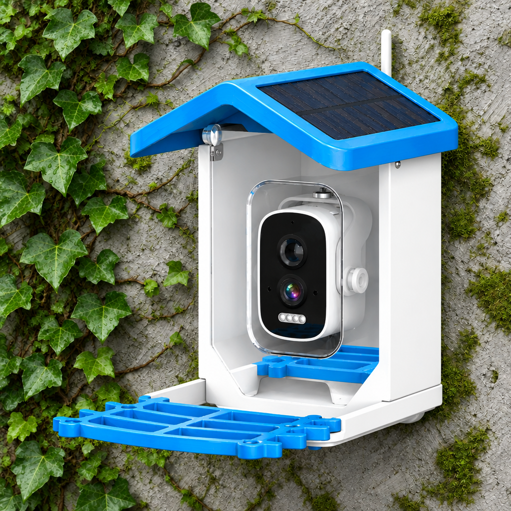 AI Bird Camera - Solar Roof